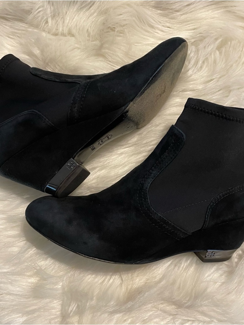 Tory Burch Suede Soc Bootie - Picture 8 of 13